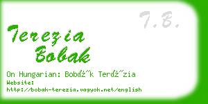 terezia bobak business card